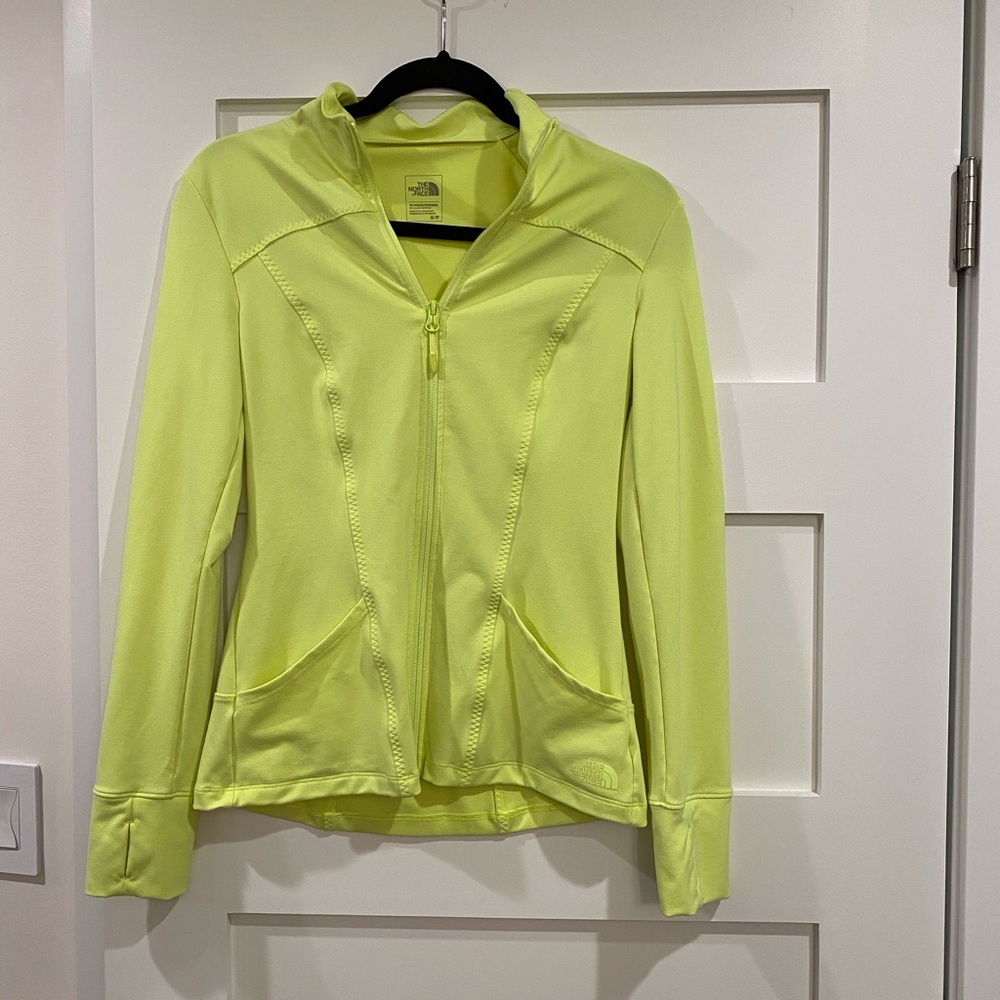 The North Face  small neon yellow
